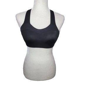 Nike Dri-Fit Racerback Sports Bra Size Small Black Wireless